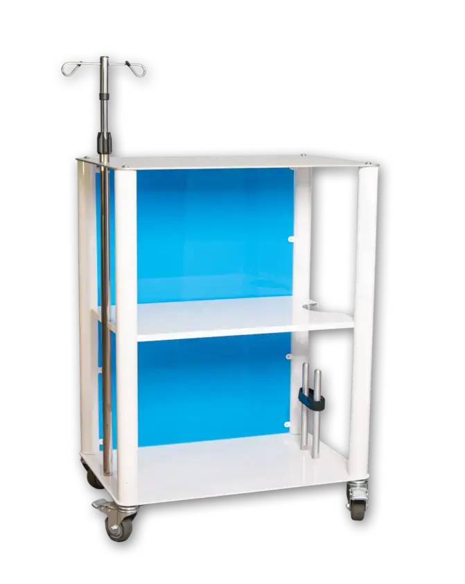 Light blue cart